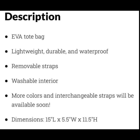 Versa Tote Vira S/M EVA Tote - Picture 7 of 16